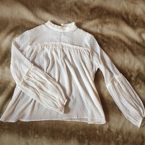 White Sheer Blouse